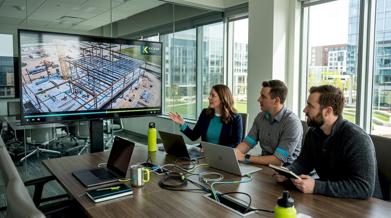 Drone footage in B2B video: boost engagement and storytelling
